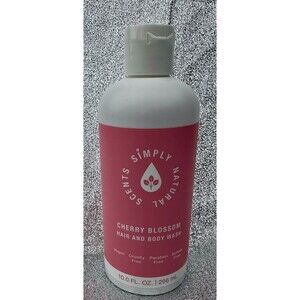 Simply Natural Scents Cherry Blossom Vegan Sulfate & Paraben Free Hair Body Wash